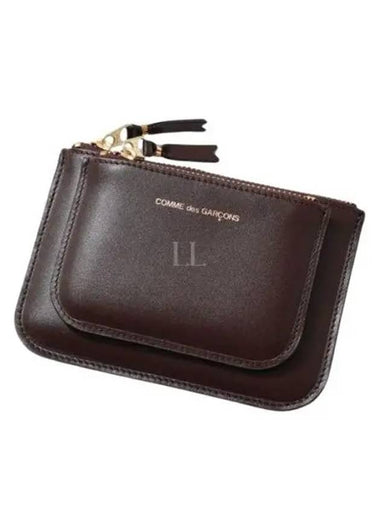 SA8100OP Brown Outside Pocket Wallet - COMME DES GARCONS - BALAAN 1