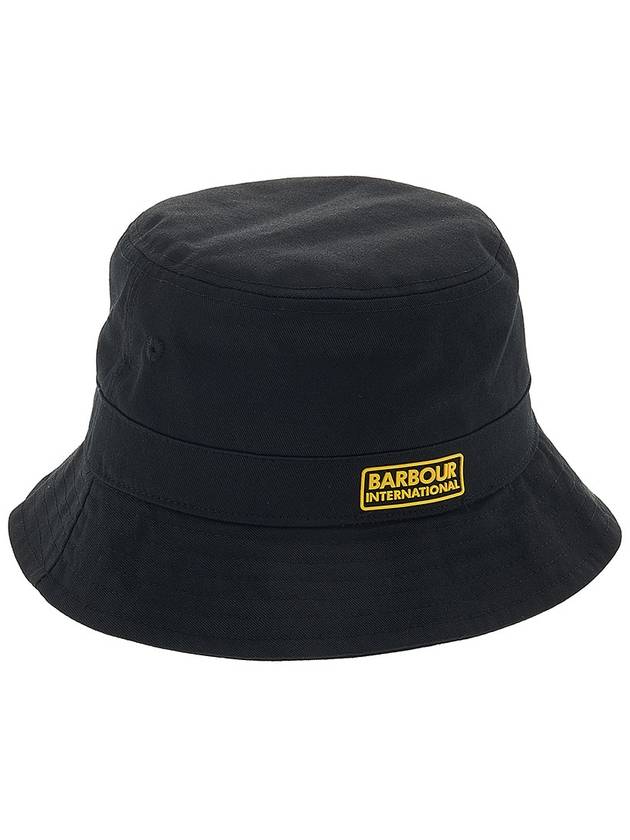 International Logo Norton Drill Sports Bucket Hat Black - BARBOUR - BALAAN 4