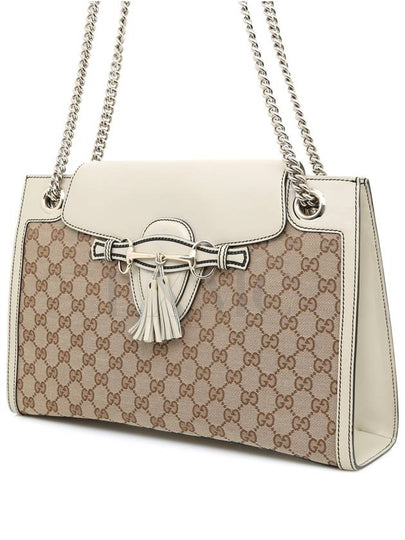 Emily chain shoulder bag 295403 Horsebit flap tassel - GUCCI - BALAAN 2