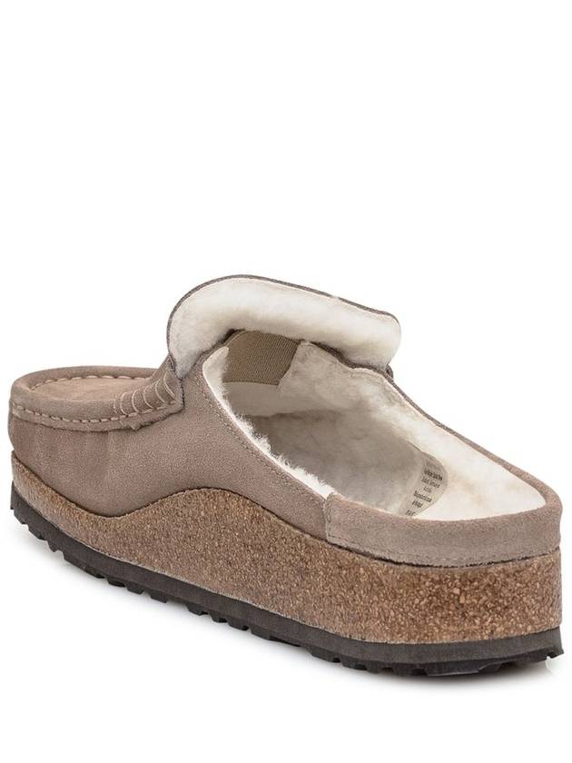 Naples Suede Mule Loafer Taupe Beige - BIRKENSTOCK - BALAAN 4