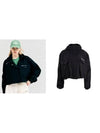 Golf Women s Out Pocket Hooded Crop Jumper Black - HENRY STUART - BALAAN 3