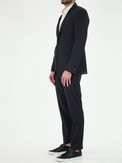 Blue Wool Pinstripe Suit - TONELLO - BALAAN 2