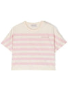 Kids Striped Short Sleeve T Shirt 8C00044899WA S05 - MONCLER - BALAAN 6