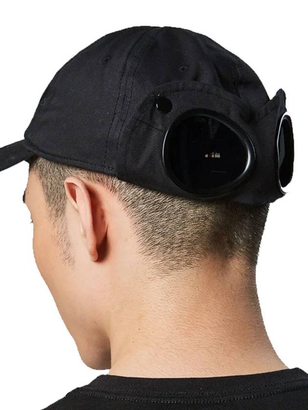 Chrome R Goggles Ball Cap Black - CP COMPANY - BALAAN 6