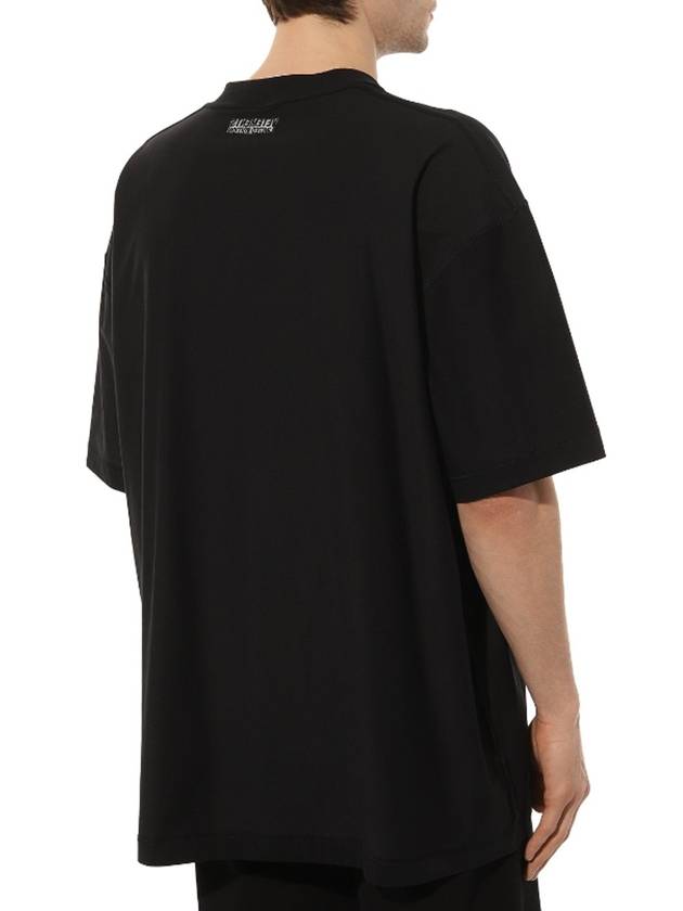 Inside Out Logo Short Sleeve T-Shirt Black - VETEMENTS - BALAAN 6