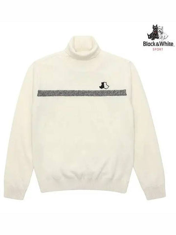 ST One Point Pullover 2603LXKWIVORY - BLACK&WHITE - BALAAN 1