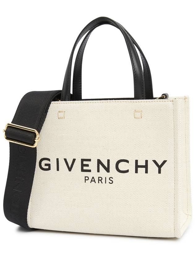 Canvas Tote Bag Beige - GIVENCHY - BALAAN 3