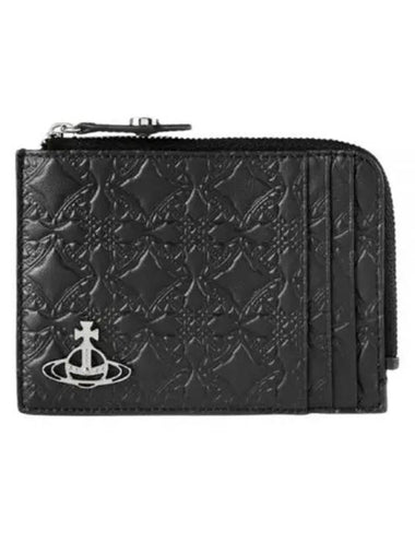 CARD HOLDER WITH ZIP 54020008U L003E N403 zipper - VIVIENNE WESTWOOD - BALAAN 1