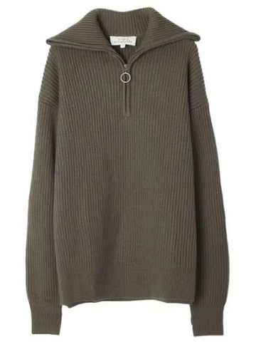 Bow half zip knit T shirt - STUDIO NICHOLSON - BALAAN 1