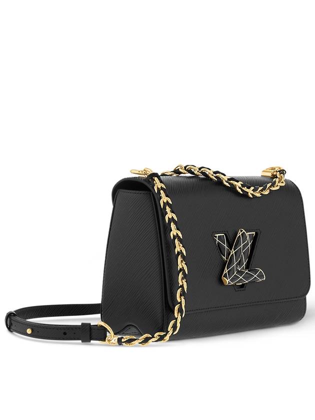 Twist MM Shoulder Bag Black - LOUIS VUITTON - BALAAN 3