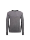 Lyle Merino Crewneck Wool Sweater Grey Melange - J.LINDEBERG - BALAAN 2