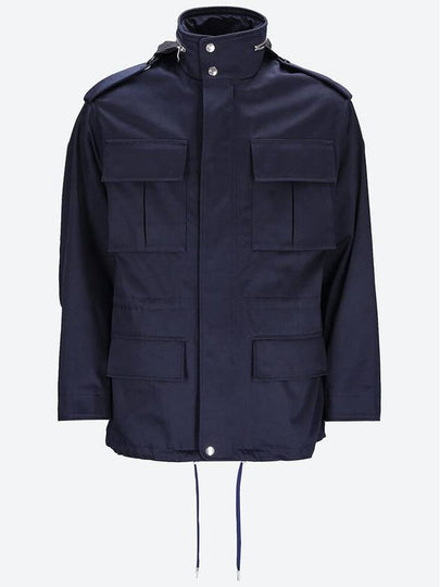 Pocket Patch Jacket Nautic Blue - AMI - BALAAN 2