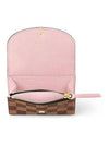 Rosalie Damier Card Wallet Pink Brown - LOUIS VUITTON - BALAAN 4