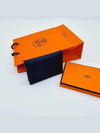 Calvi Duo Compact Card Wallet Navy - HERMES - BALAAN 9