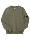 Light Fleece Sweatshirt Green - CP COMPANY - BALAAN 4