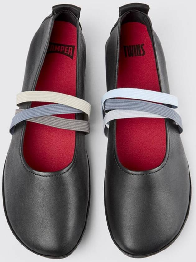 Twins Leather Ballerina Black - CAMPER - BALAAN 5