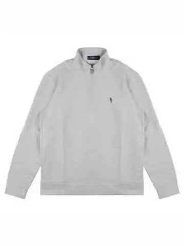 30 Points Cotton Quarter Zipper Sweater Gray - POLO RALPH LAUREN - BALAAN 1