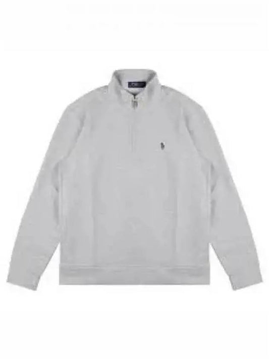 30 Points Cotton Quarter Zipper Sweater Gray - POLO RALPH LAUREN - BALAAN 2