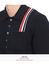 RWB Stripe Polo Shirt Blue - THOM BROWNE - BALAAN 10