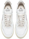 Medalist Goatskin Low Top Sneakers Gold White - AUTRY - BALAAN 5