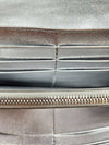 Daol Beomeo Branch FF Logo Leather Long Wallet Silver 8M0251 Condition A - FENDI - BALAAN 9