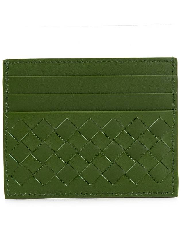 Intrecciato Classic Card Wallet Green - BOTTEGA VENETA - BALAAN 3