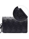 Intrecciato Key Holder Black - BOTTEGA VENETA - BALAAN 3