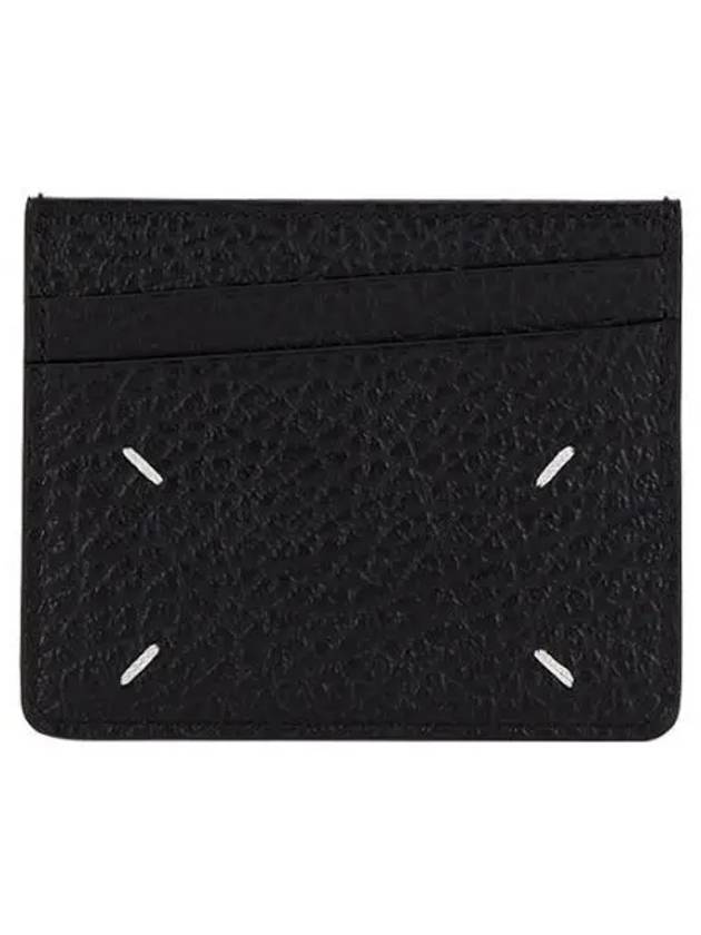 Four Stitch Card Wallet Black - MAISON MARGIELA - BALAAN 2