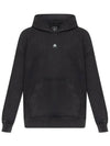 Logo Plaque Long Sleeve Hooded Black - MOOSE KNUCKLES - BALAAN 2