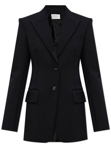 Sportmax Blazer With Closed Lapels, Women's, Black - MAX MARA SPORTMAX - BALAAN 1