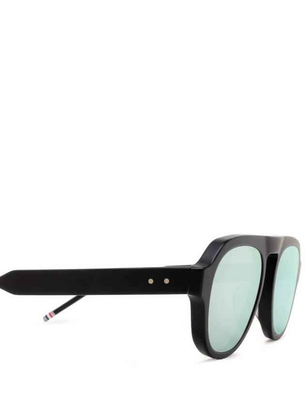 Eyewear Round Sunglasses Black - THOM BROWNE - BALAAN 4