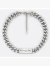 Couture Chain Link Necklace Silver - DIOR - BALAAN 2