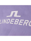 Alpha Logo Print Hoodie Sweet Lavender - J.LINDEBERG - BALAAN 5