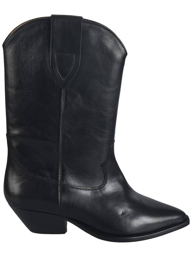 Duerto Ankle Middle Boots Black - ISABEL MARANT - BALAAN 2