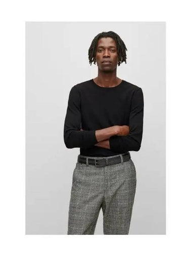 Wool crew neck slim fit knit 50468239 001 - BOSS - BALAAN 1