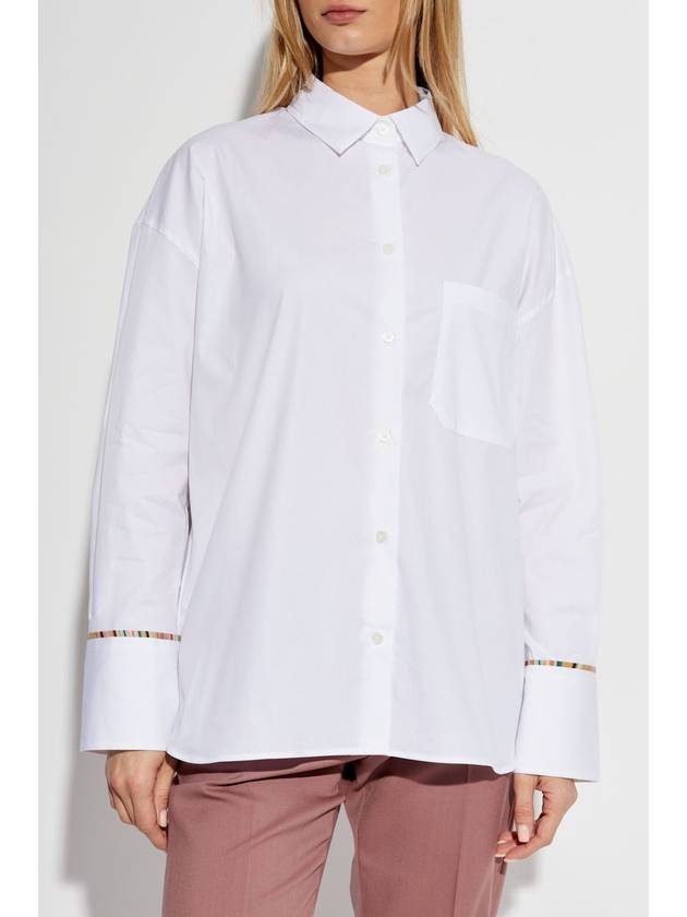 PS Paul Smith Shirt With Pocket, Women's, White - PAUL SMITH - BALAAN 3