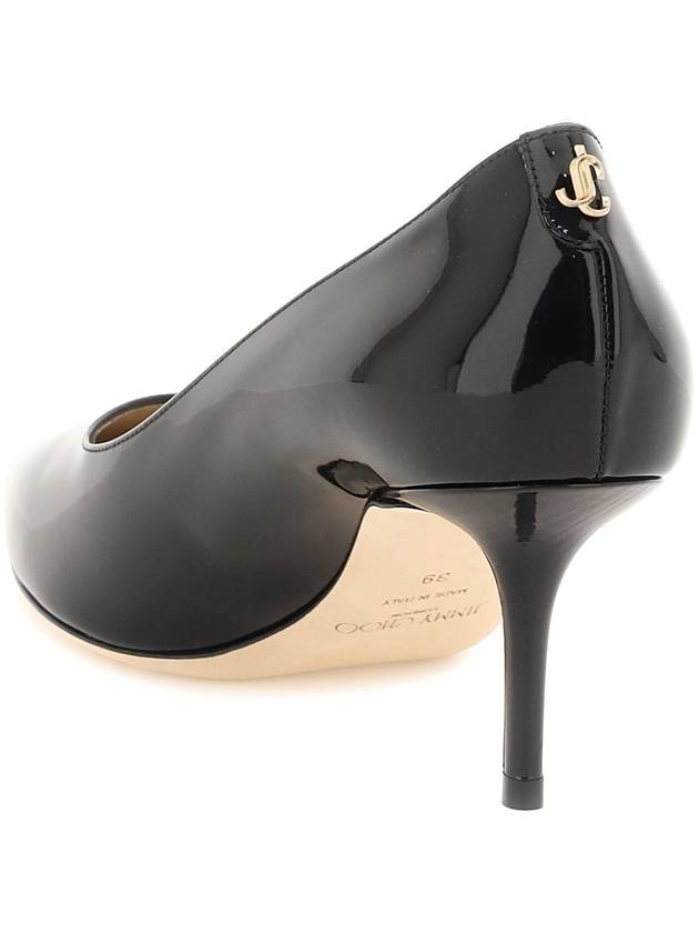 Love 65 Patent JC Leather Pumps Black - JIMMY CHOO - BALAAN 4