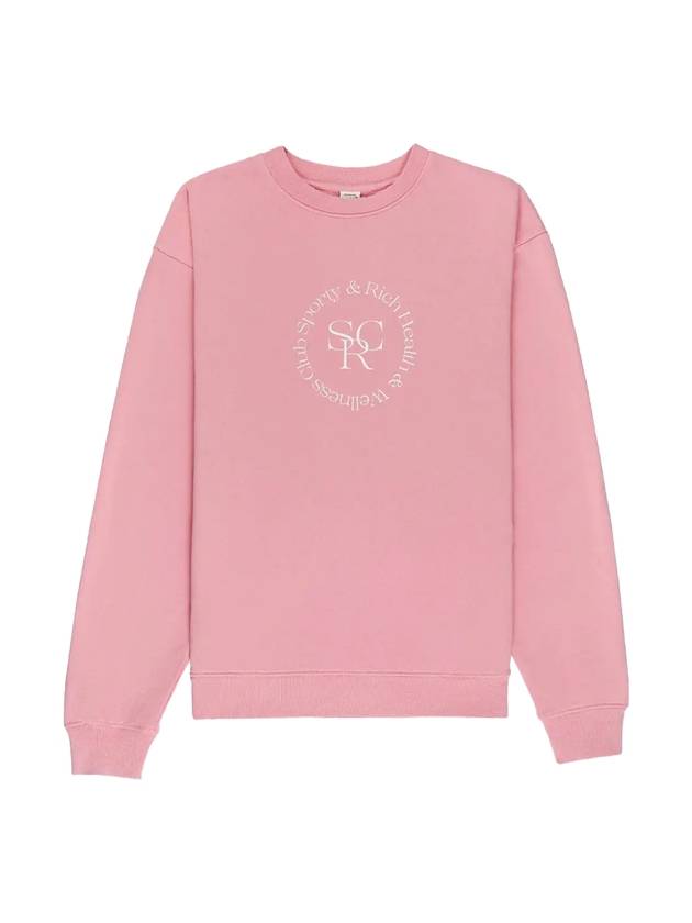 Logo Print Sweatshirt Pink - SPORTY & RICH - BALAAN 1