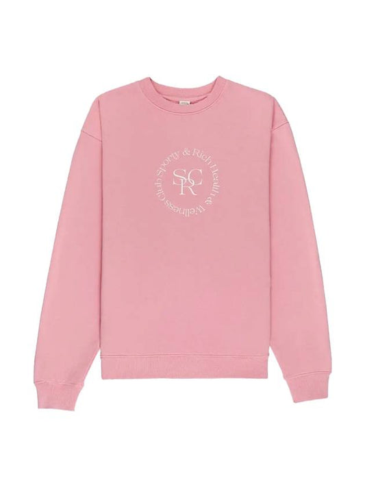 Logo Print Sweatshirt Pink - SPORTY & RICH - BALAAN 1