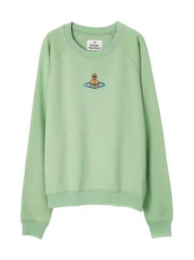 Logo embroidered ragran sweatshirt - VIVIENNE WESTWOOD - BALAAN 1