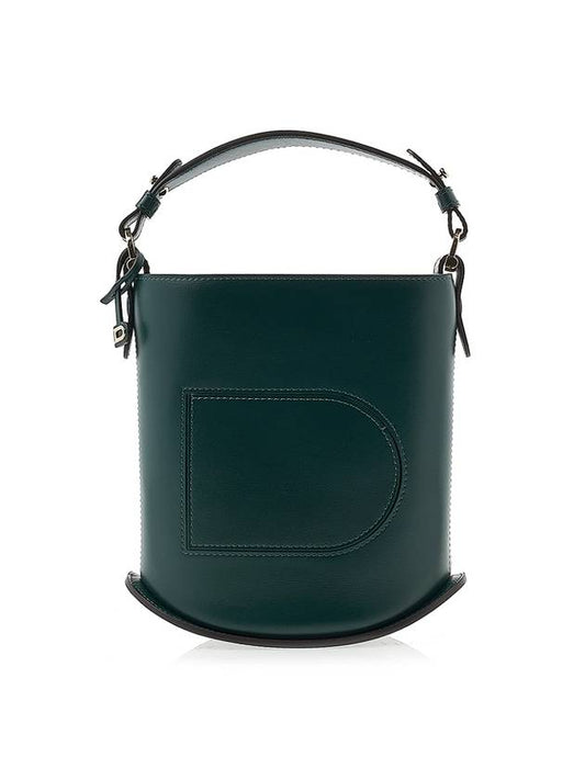Pin Small Bucket Bag Green - DELVAUX - BALAAN 2