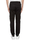 Banding Waist Tapered Cargo Straight Pants Black - STONE ISLAND - BALAAN 4