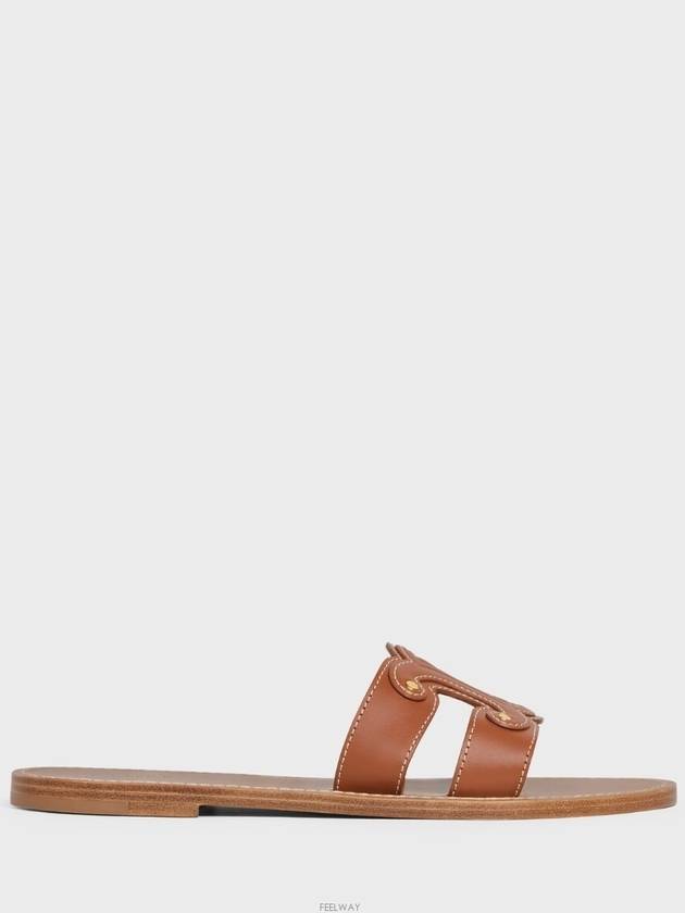 Triomphe Calfskin Mule Tan - CELINE - BALAAN 5