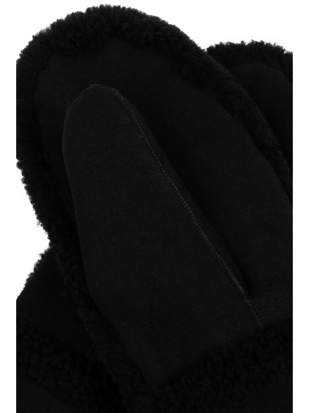 Yves Salomon Leather Gloves, Women's, Black - YVES SALOMON - BALAAN 5