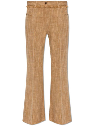 Etro Flared Trousers, Women's, Beige - ETRO - BALAAN 1