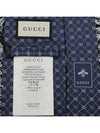 GG Dot Pattern Silk Tie Navy - GUCCI - BALAAN 6