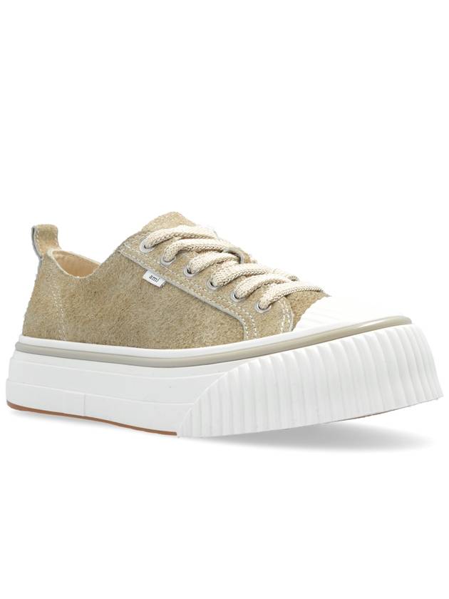 De Coeur suede low top sneakers beige - AMI - BALAAN 5