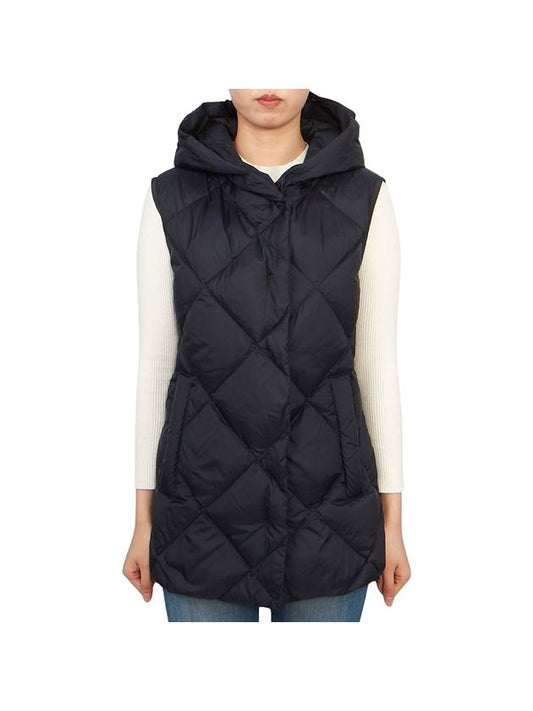 Frutto Padded Vest Navy - MAX MARA - BALAAN 1