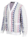 Men's Vice Pink Painting Bridge Knit Top White - J.LINDEBERG - BALAAN 2