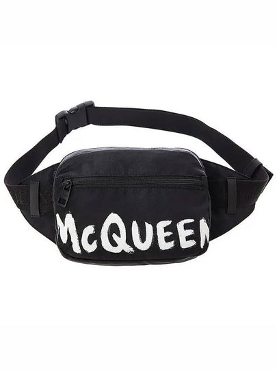 Logo Print Nylon Belt Bag Black - ALEXANDER MCQUEEN - BALAAN 2